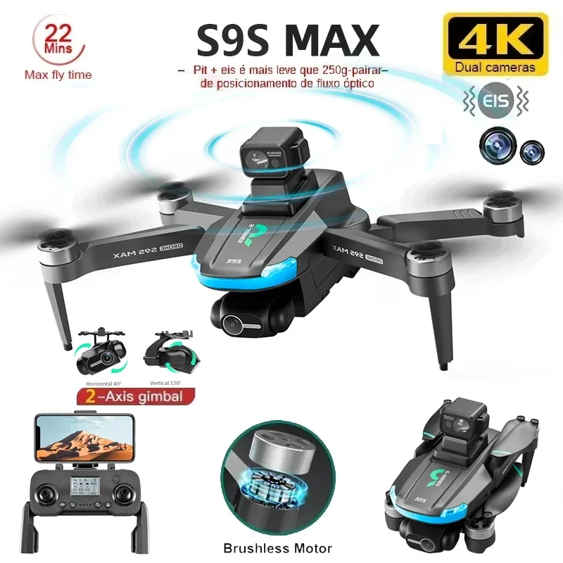 NUOVO S9S MAX MINI Drone 4K 2  - Fpv Brushless Rc Drone 4K recensione e prezzo