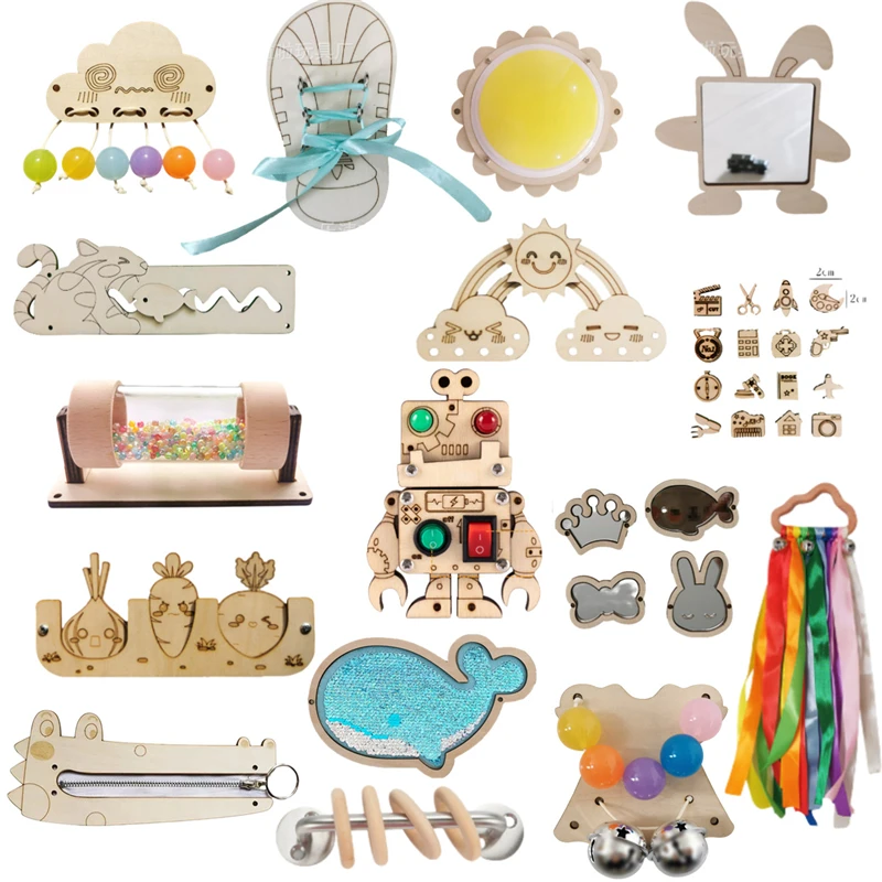Montessori Tavola occupata Acc - Montessori Wooden Busy Board Toddler recensione e prezzo