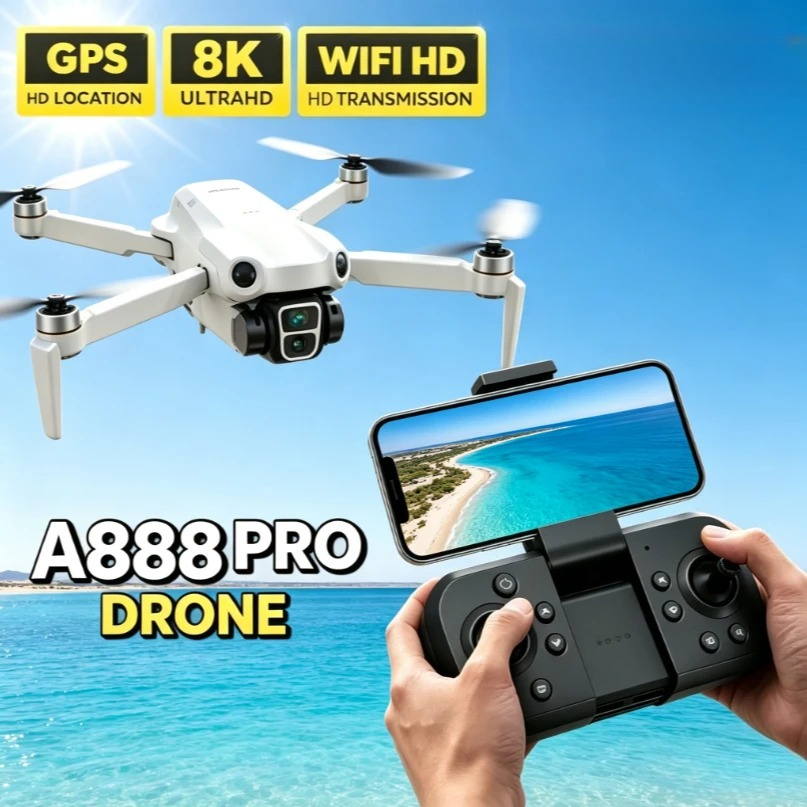 Drone FPV GPS A888 Originale,  - Fpv Brushless Rc Drone 4K recensione e prezzo