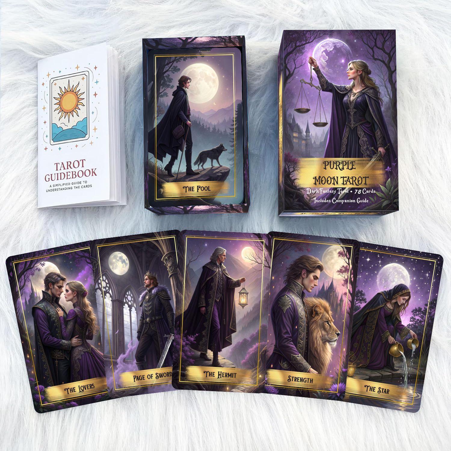 Mazzo di carte dei Tarocchi Pu - Tarot Cards Deck With Guidebook recensione e prezzo